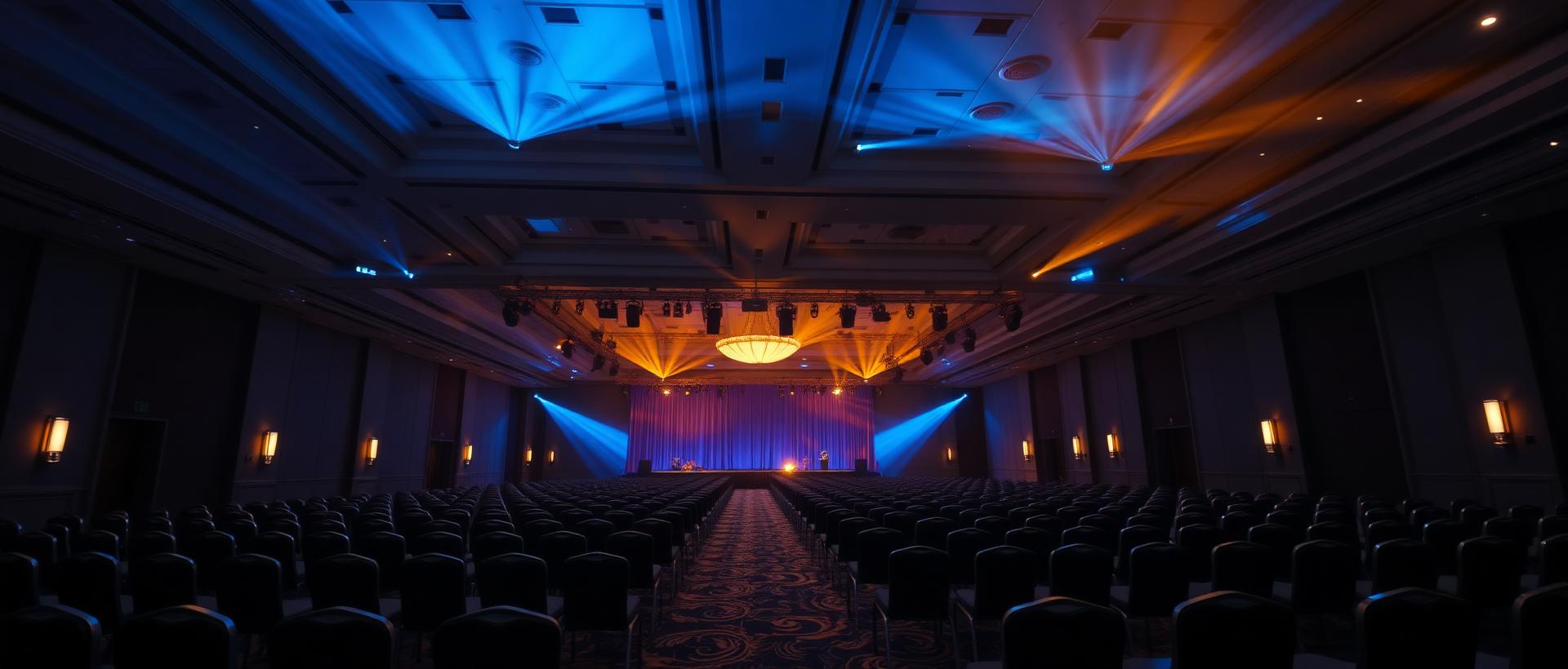 Establishing shot of the venue
